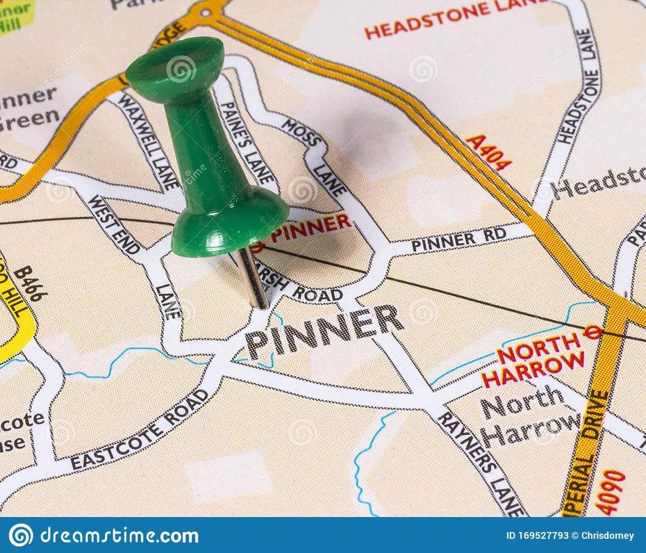 Pinner On A Uk Map Stock Image. Image Of Europe, Atlas – 169527793, Pinner, United Kingdom, United Kingdom Europe, United Kingdom Location