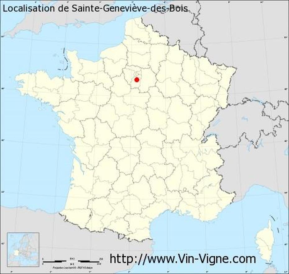 Plan De Sainte-Genevieve-Des-Bois – Voyages – Cartes, Sainte-Geneviève-Des-Bois, France, Sainte-Geneviève-Des-Bois, France