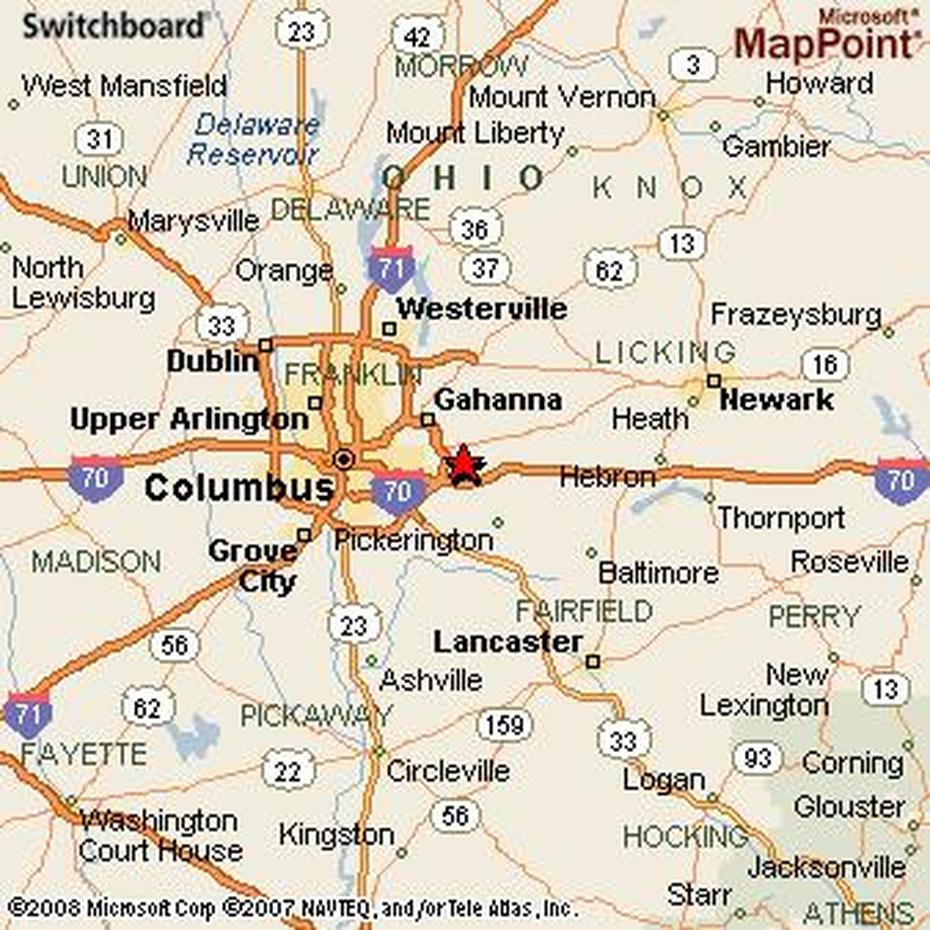 Reynoldsburg, Ohio Area Map & More, Reynoldsburg, United States, Reynoldsburg Oh County  Ohio, Columbus Ohio Airport