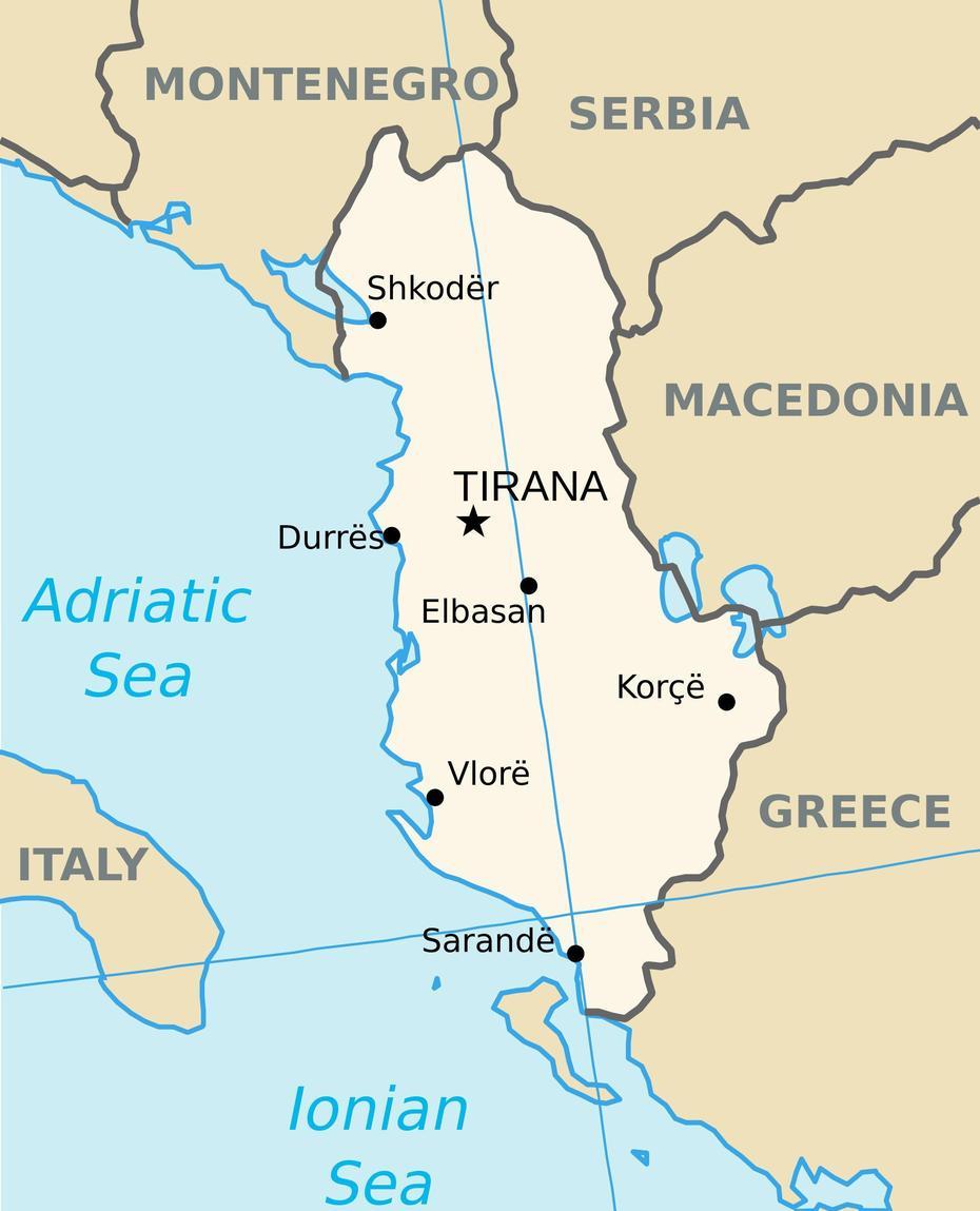 Saranda Albania Map – Map Saranda Albania (Southern Europe – Europe), Sarandë, Albania, Albania  Location, Saranda  City