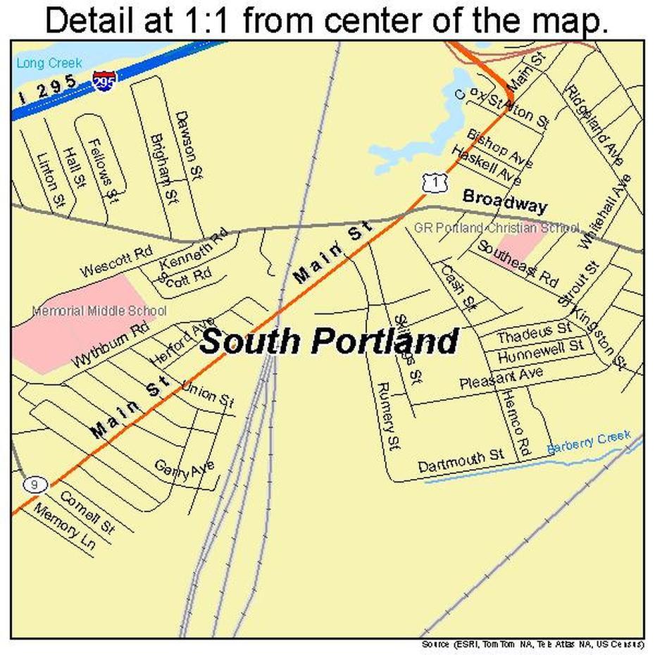 South Region States, United States  With Oceans, , South Portland, United States