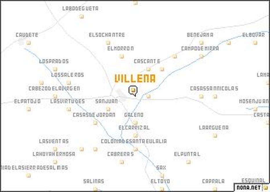 Villena (Spain) Map – Nona, Villena, Spain, Alcala La  Real, Albacete Spain