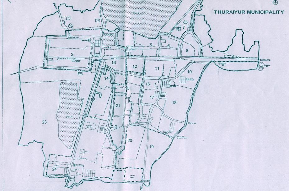 Ward Map – Thuraiyur, Turaiyūr, India, Amman  Kovil, Tamil Nadu  Bus