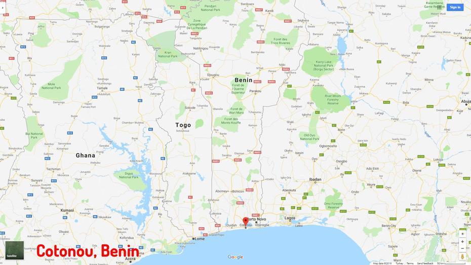 Benin Capital, Benin Flag, Satellite Image, Cotonou, Benin