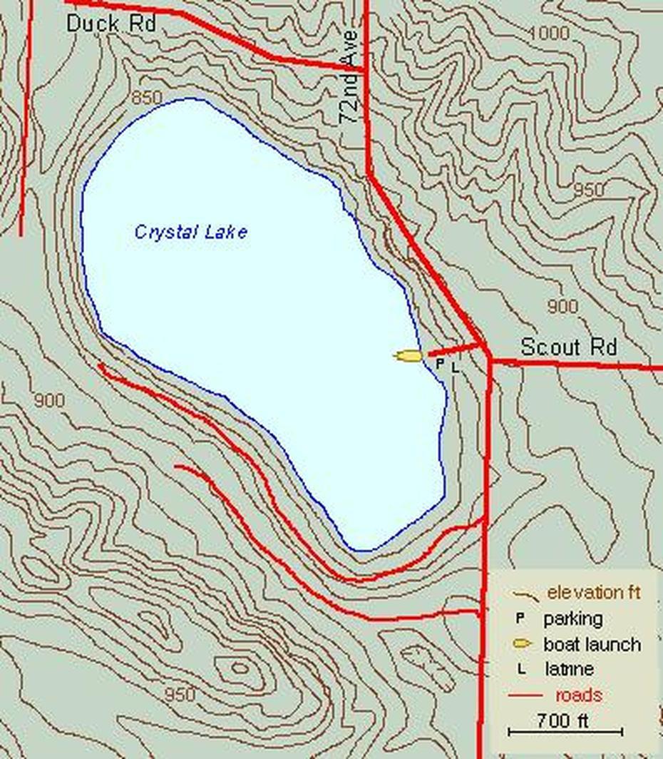 Crystal Lake Map And Guide, Crystal Lake, United States, Crystal Mill Colorado, Crystal Lake Il