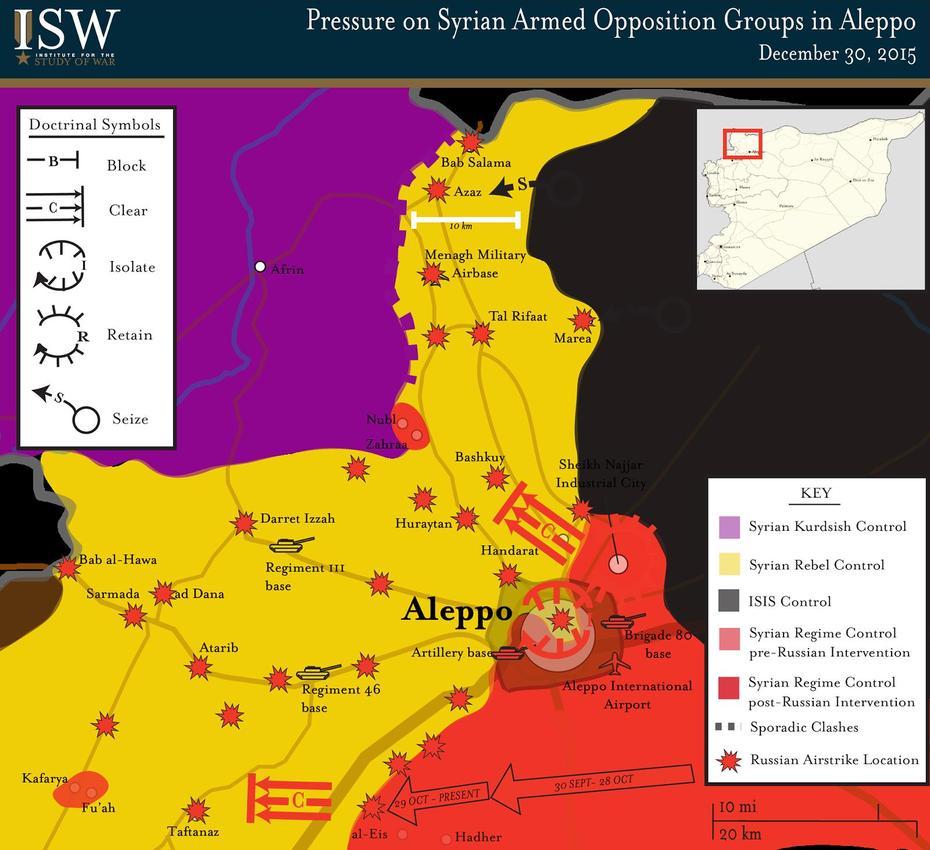 Isw Blog: The Military Situation In Syrias Aleppo Province, Aleppo, Syria, Syria A, Syria City