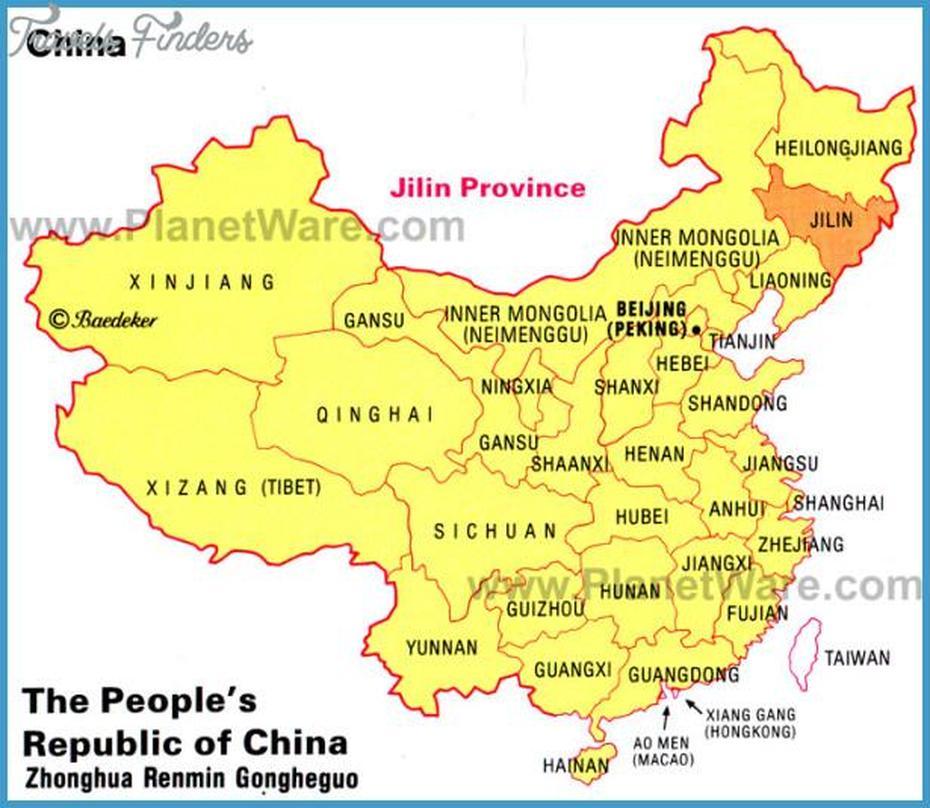 Jilin Map – Travelsfinders, Jilin, China, Fuzhou China, Henan China