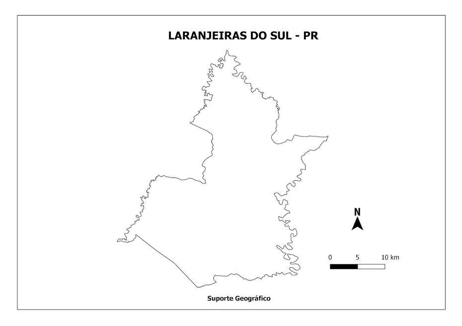 Mapa De Laranjeiras Do Sul – Pr | Suporte Geografico, Laranjeiras Do Sul, Brazil, Gramado Rio Grande Do Sul, Rio Grande De Sol Brazil