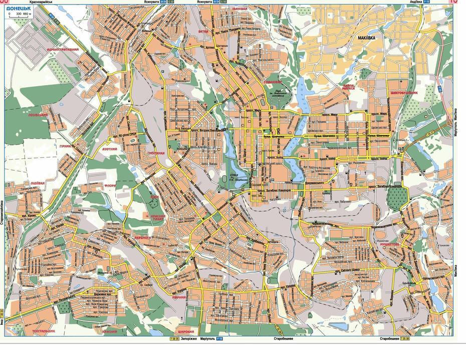 Mapa Doniecku | Szczegoowa Mapa Doniecku W Jezyku Angielskim | Mapy …, Toretsk, Ukraine, Donetsk  War, Where Is Donetsk Located In Ukraine