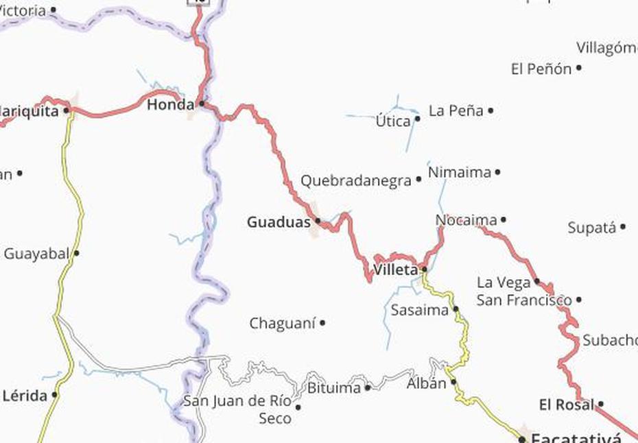 Michelin Guaduas Map – Viamichelin, Guaduas, Colombia, Bandera De  Cundinamarca, Utica Colombia