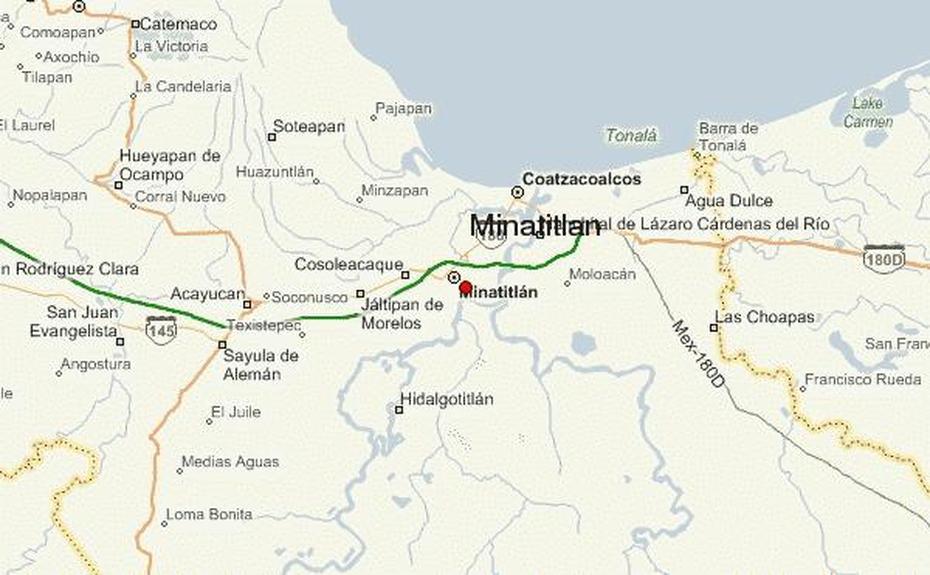 Minatitlan  Colima, Coatzacoalcos Mexico, Guia Urbano, Minatitlán, Mexico