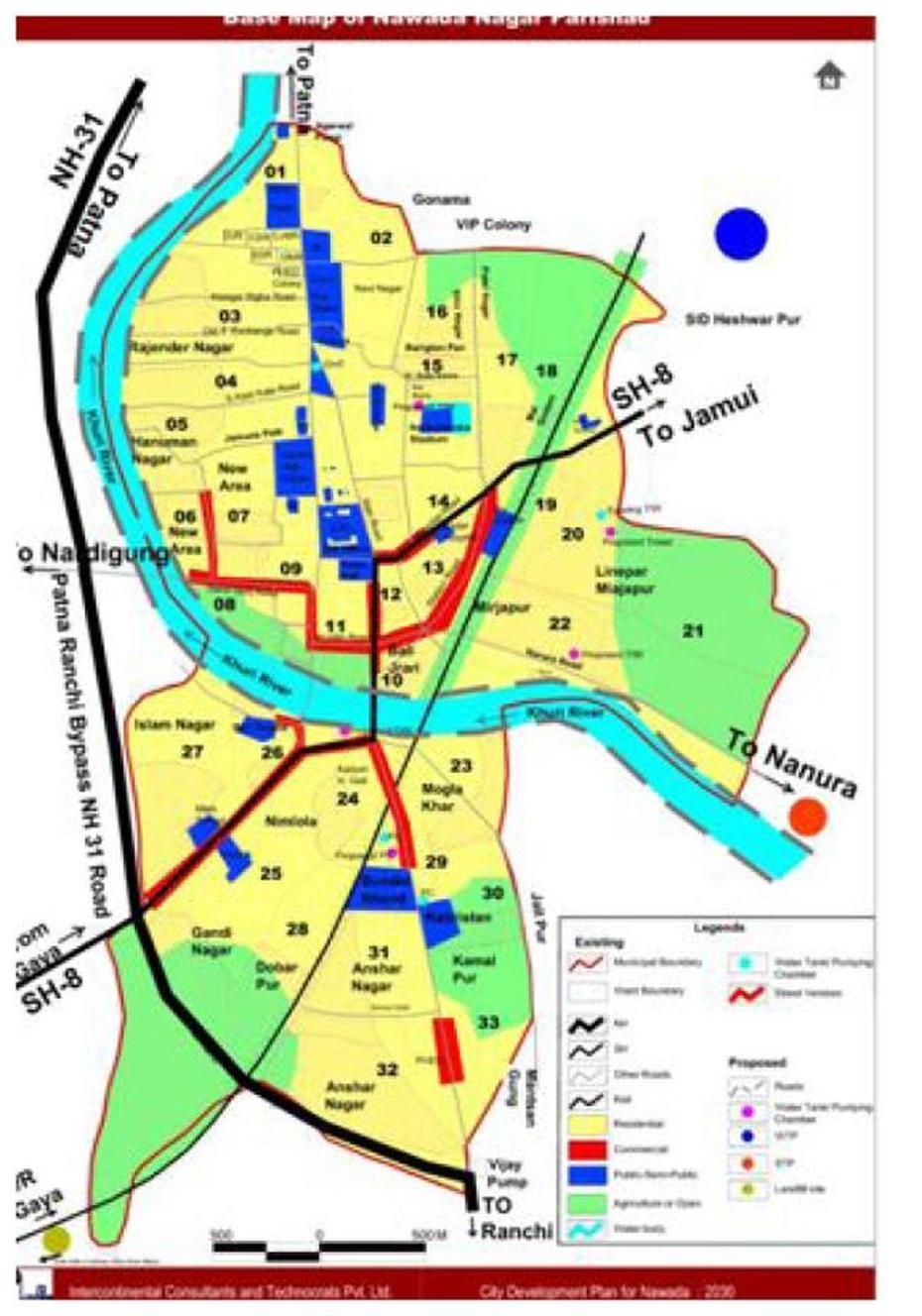 Nawada Base Map – Master Plans India, Nauhata, India, India  World, India  Kids