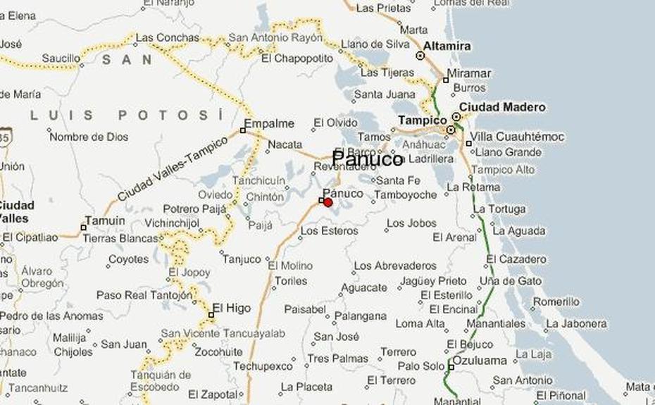 Panuco River, Panuco Veracruz, Guia Urbano, Pánuco, Mexico