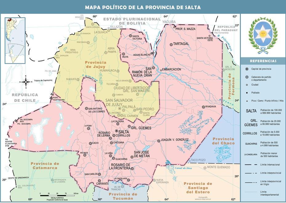 Political Map Of The Province Of Salta | Gifex, Salta, Argentina, Salta Province, Jujuy Argentina