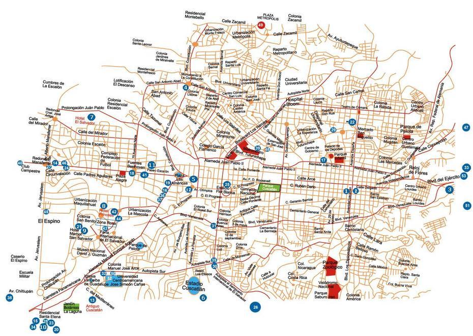 San Salvador Map – San Salvador El Salvador  Mappery, San Salvador, El Salvador, San Salvador Location, Apopa El Salvador