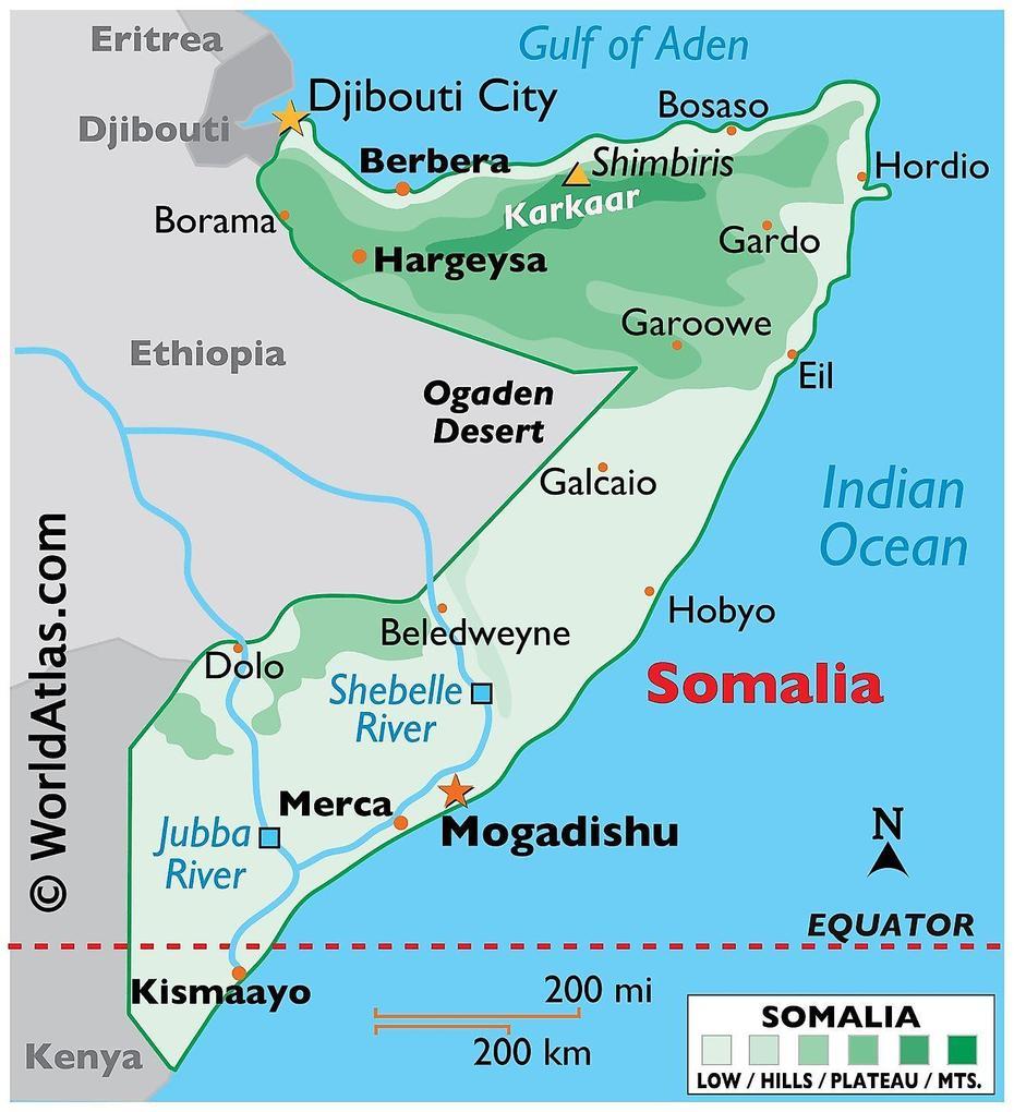 Somalia Clans, Somalia City, World Atlas, Baxdo, Somalia