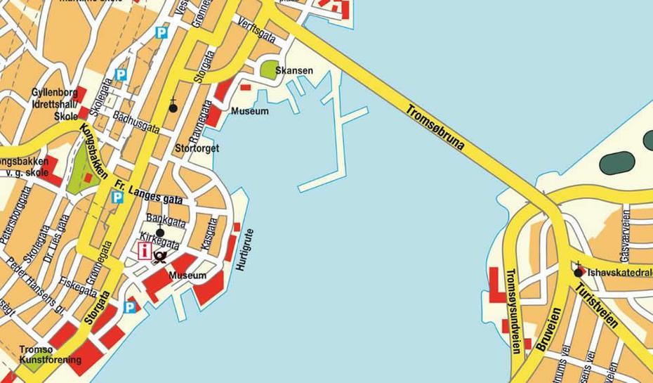 Tromso Map, Tromsø, Norway, Norway Location, Norway Region