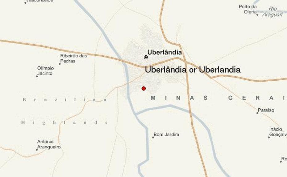 Uberlandia Location Guide, Uberlândia, Brazil, Parana  Brasil, Brazil Elevation