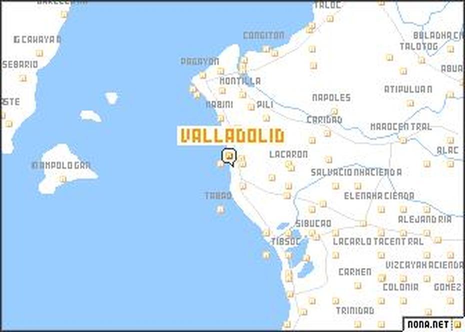 Valladolid (Philippines) Map – Nona, Valladolid, Philippines, Valladolid Images, Valladolid Spain