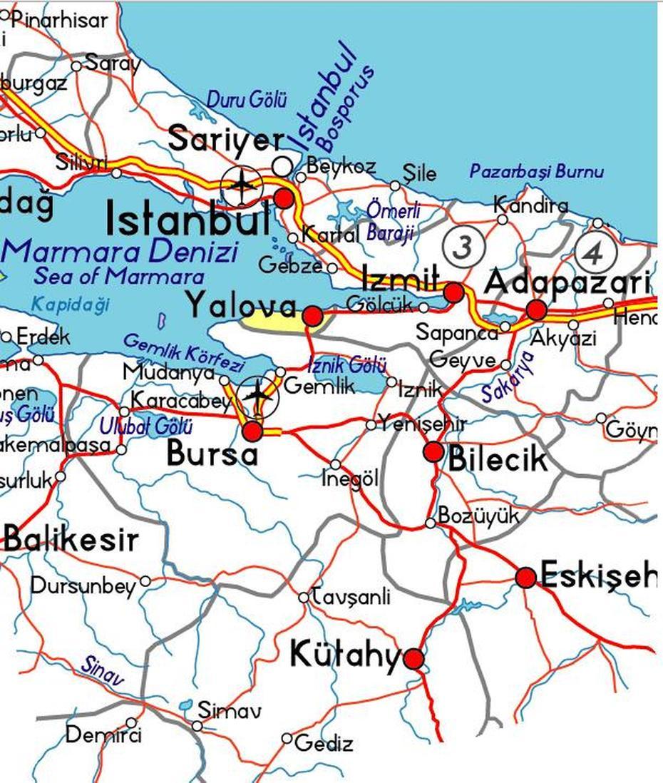 Yalova Map, Taşova, Turkey, Mugla Turkey, Kocaeli Turkey