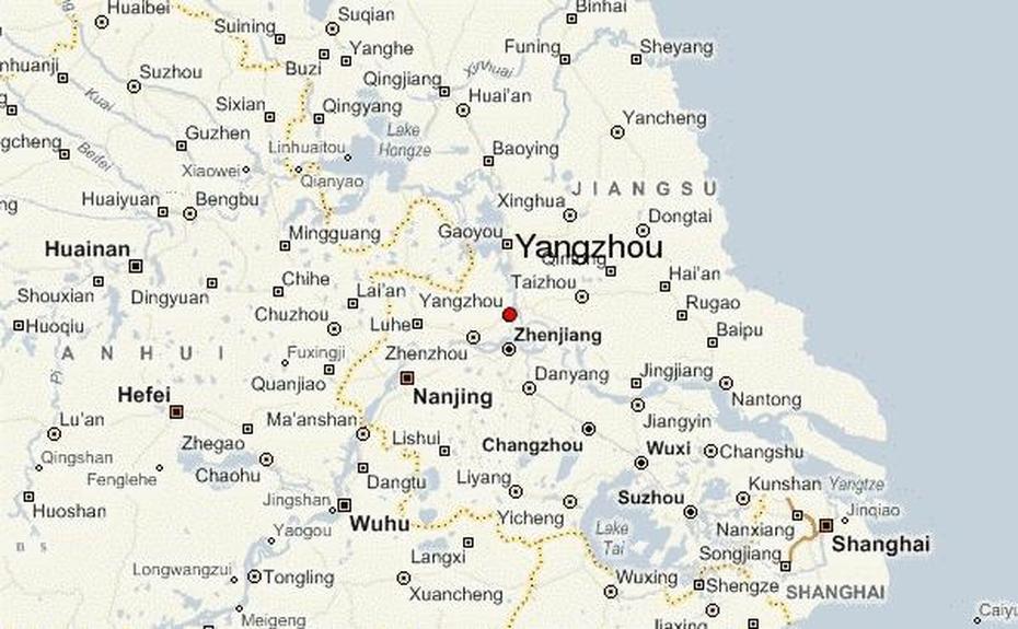 Yangzhou Location Guide, Yangtangxu, China, China  Printable, Of China Provinces