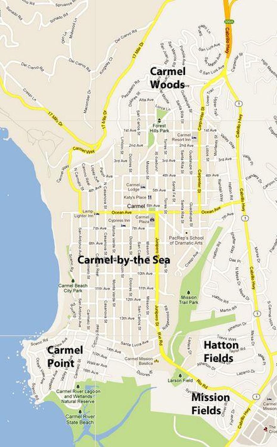 29 Map Of Carmel California – Maps Database Source, Carmel, United States, United States  Simple, Cool United States