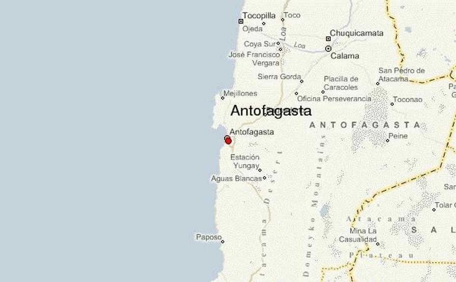 Antofagasta Location Guide, Antofagasta, Chile, Airports In Chile, Northern Chile