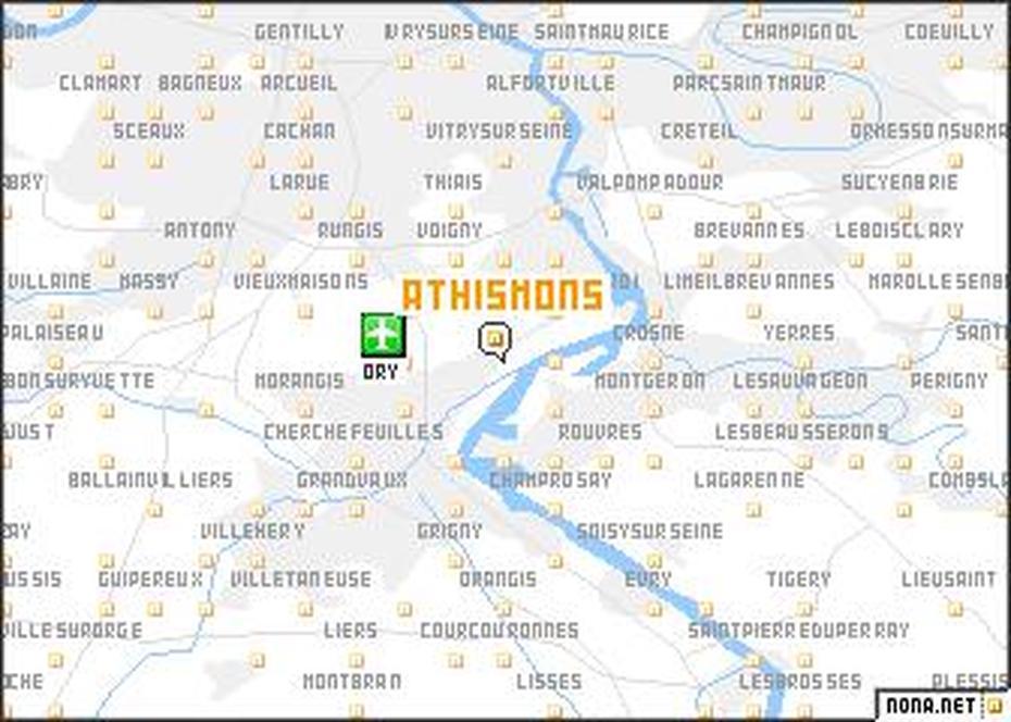 Athis-Mons (France) Map – Nona, Athis-Mons, France, Mons Carte, Mons Station