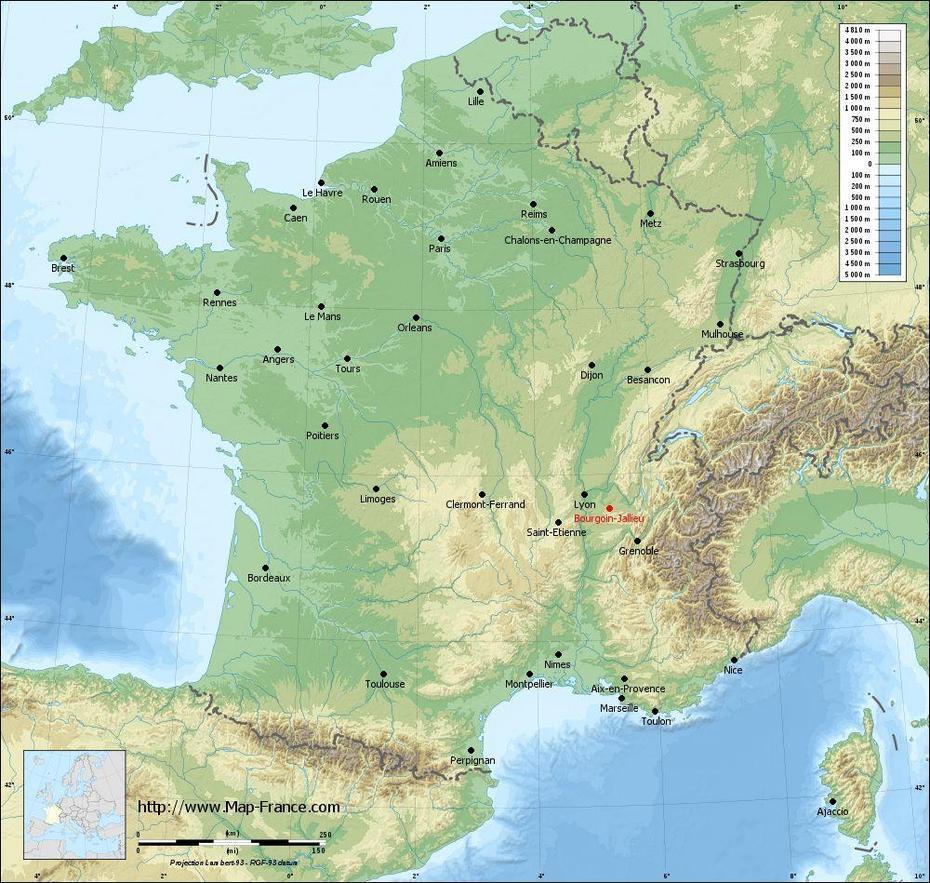 Crolles, Plan De Bourgoin, Road, Bourgoin-Jallieu, France