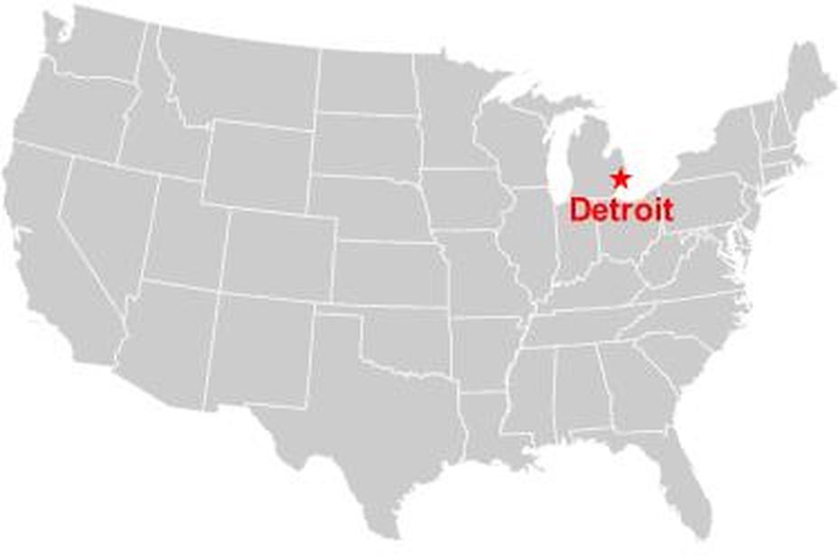 Dark United States, Where Is Detroit, Michigan , Detroit, United States