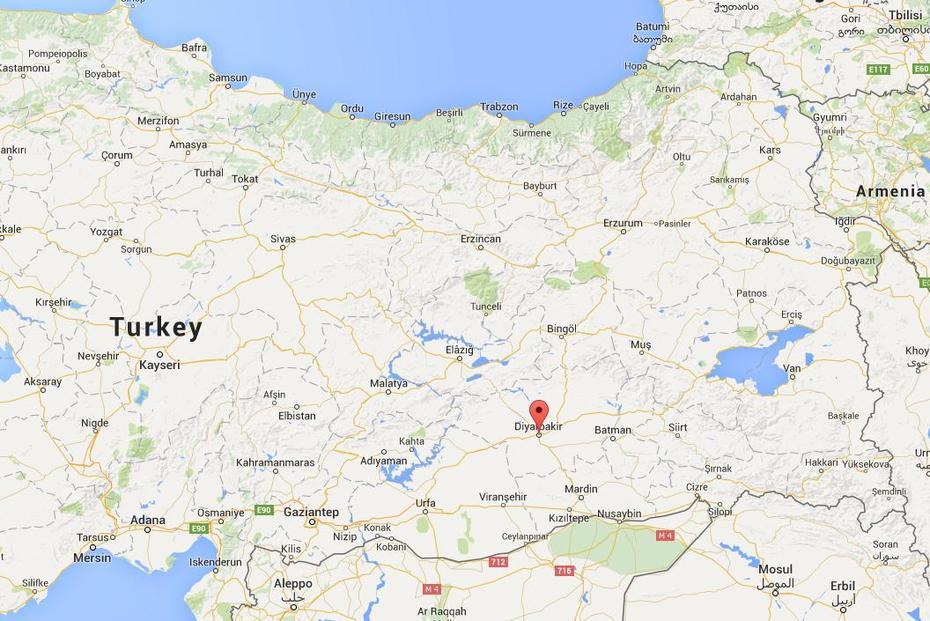 Diyarbakir Map – Do It Your Self, Diyarbakır, Turkey, Smyrna Turkey, Nemrut Turkey