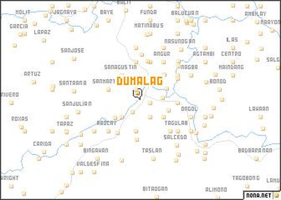 Dumalag (Philippines) Map – Nona, Dumalag, Philippines, Philippines City, Philippines  Cities