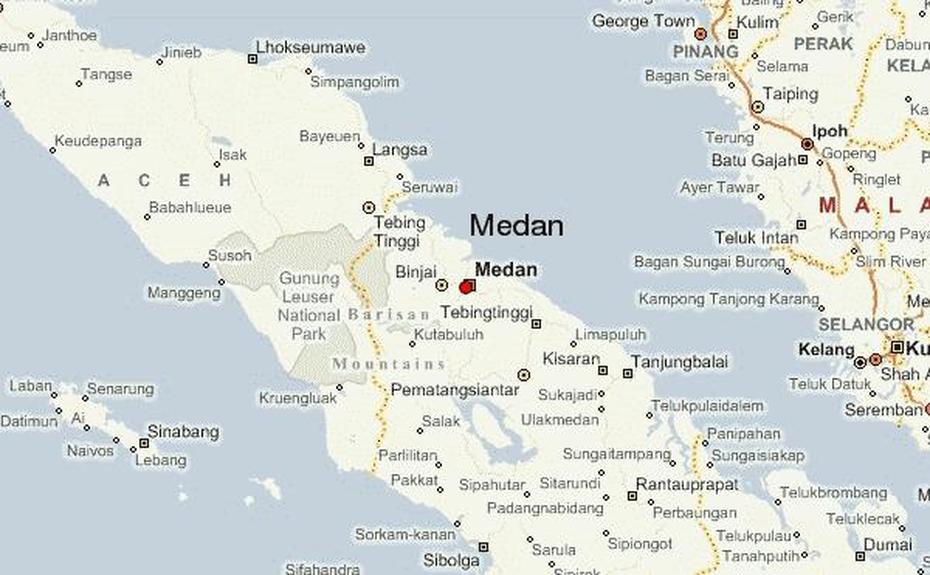 Guide Urbain De Medan, Medan, Indonesia, Riau, Sumatra  Location