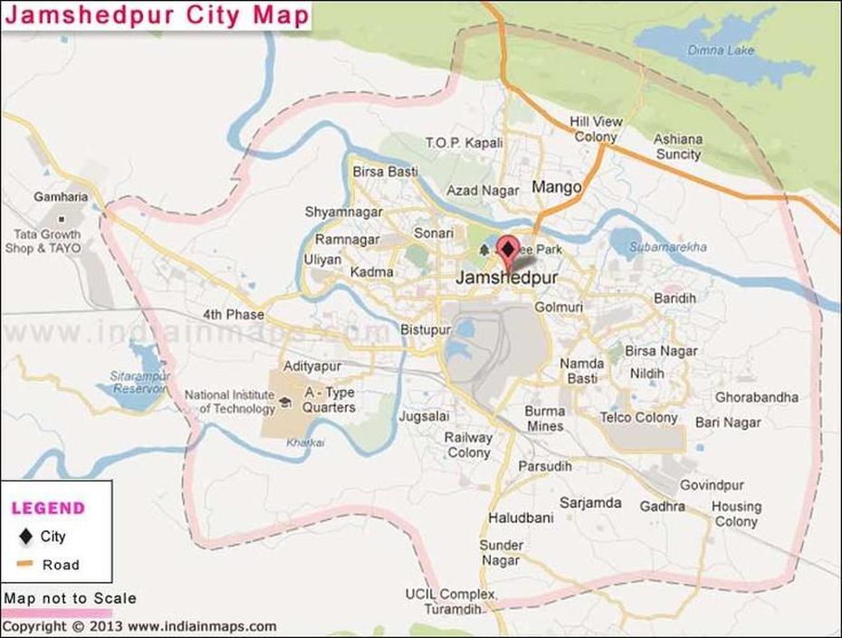 Map Of Jamshedpur | Jamshedpur Map | Jamshedpur City Map | City Map …, Jamshedpur, India, Jamshedpur City, Gurgaon India