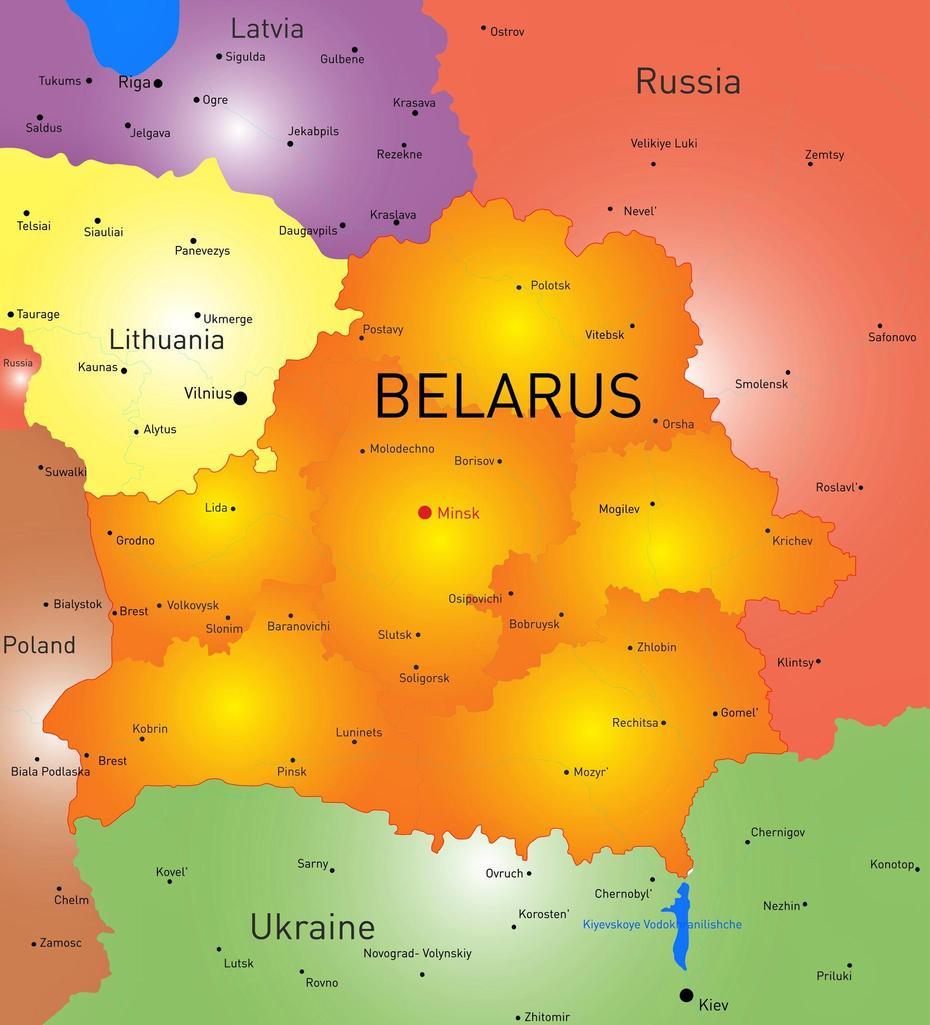 Mapa De Ciudades De Bielorrusia – Orangesmile, Vilyeyka, Belarus, Belarus Europe, Belarus Geography