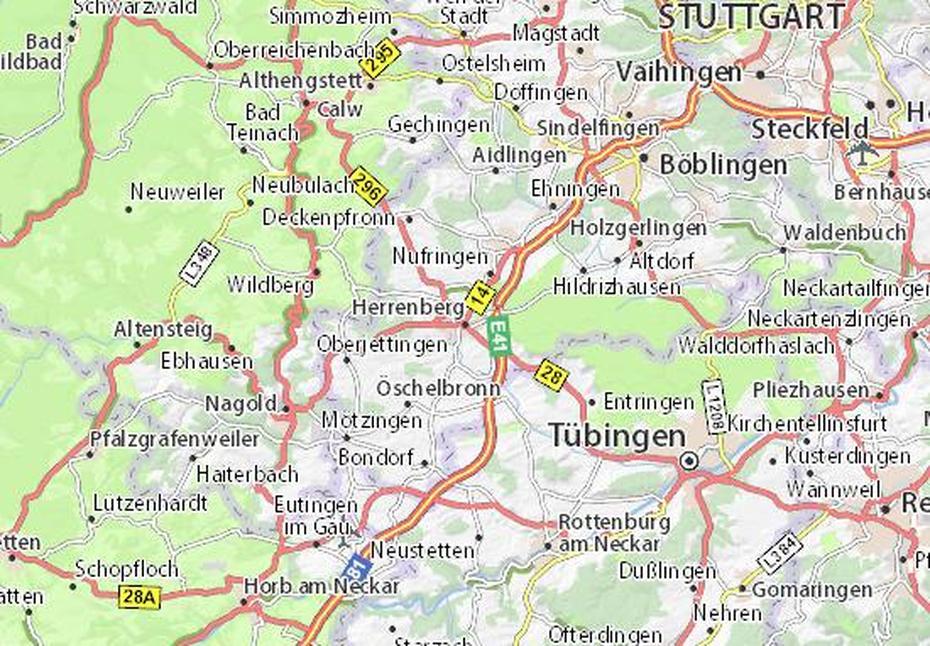 Mapa Michelin Herrenberg – Plan Herrenberg – Viamichelin, Herrenberg, Germany, Germany Topographic, Ludwigshafen Germany