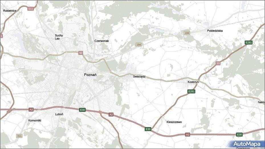 Mapa Swarzedz, Swarzedz Na Mapie Targeo, Swarzędz, Poland, Etc Swarzędz, Swarzędz A