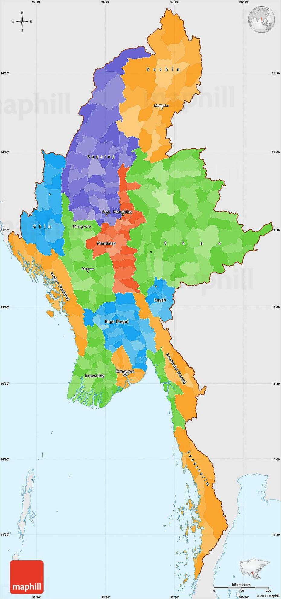 Myanmar Map Red Color / Natural Heated Burma Ruby Red Color Oval Shape …, Aungban, Myanmar, South Shan State Myanmar, Pindaya Caves Myanmar