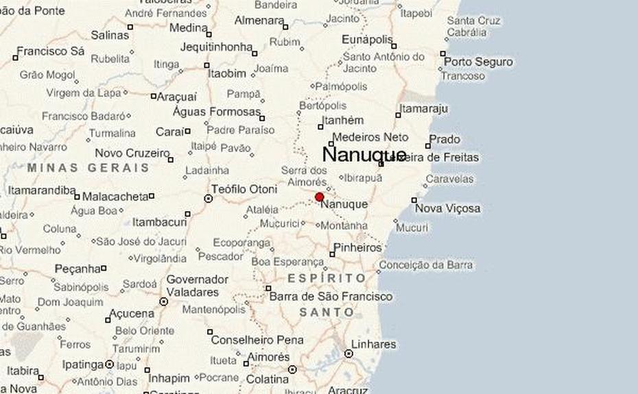 Nanuque Location Guide, Nanuque, Brazil, Brazil  Printable, Simple Brazil