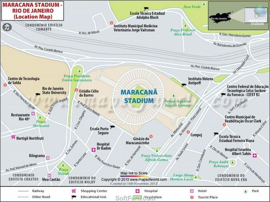 News, Tutorials  Details Page. | Fifa World Cups, Location Map …, Maracanã, Brazil, World, Brazil  Drawing