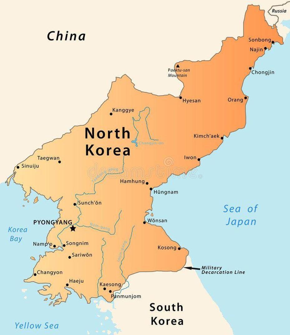 North Korea  Outline, Political  Of North Korea, Korea, Sunch’Ŏn, North Korea