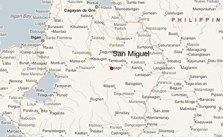 San Miguel, Philippines, Northern Mindanao Location Guide, San Miguel, Philippines, San Miguel Leyte, Pasig City Philippines