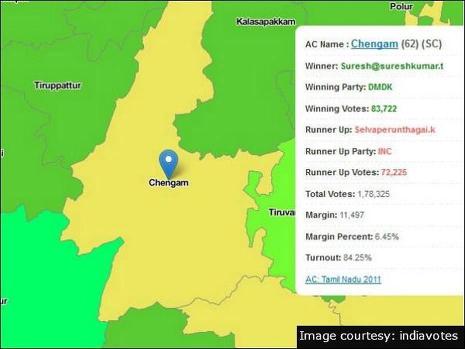 | Tamil Nadu Assembly Elections 2011: Chengam Constituency …, Chengam, India, India  Silhouette, India Globe