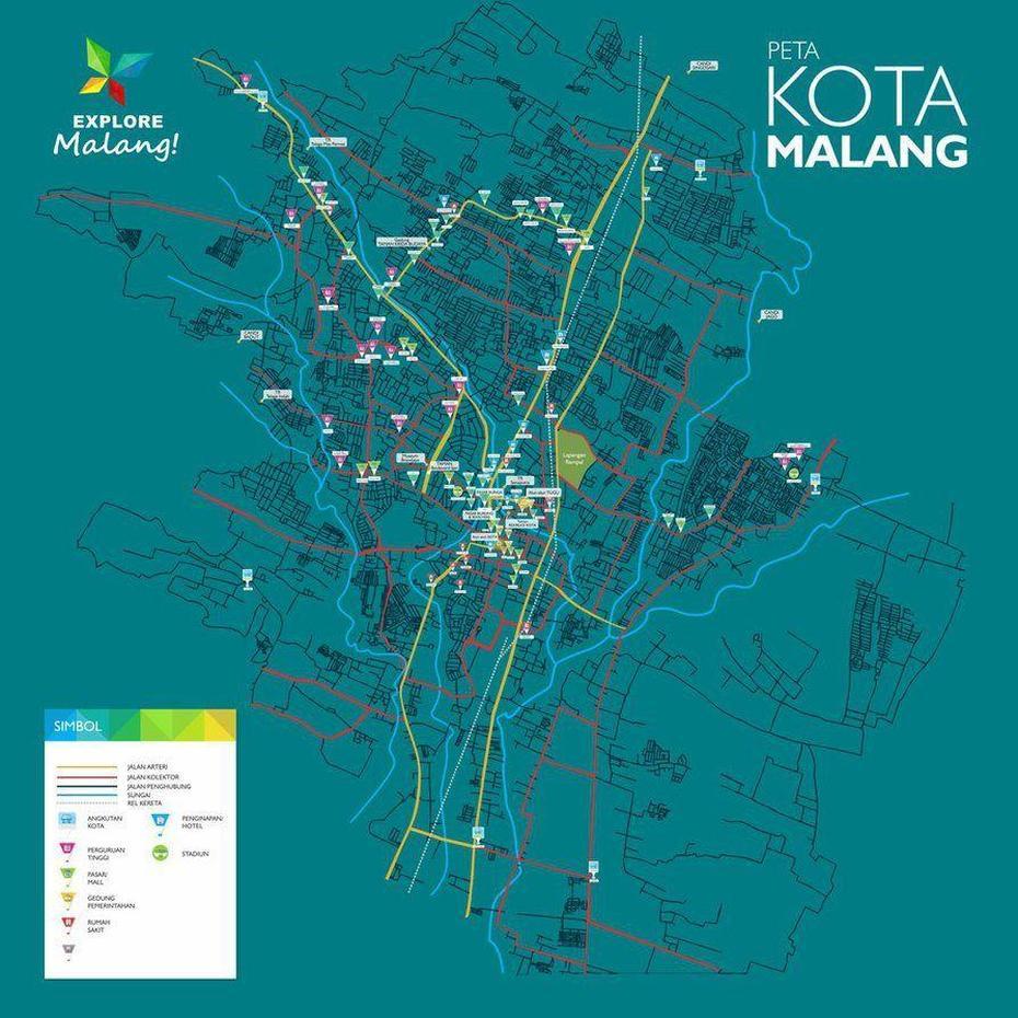 Wisata Di Malang, Indonesia  Google, Peta Kota, Malang, Indonesia