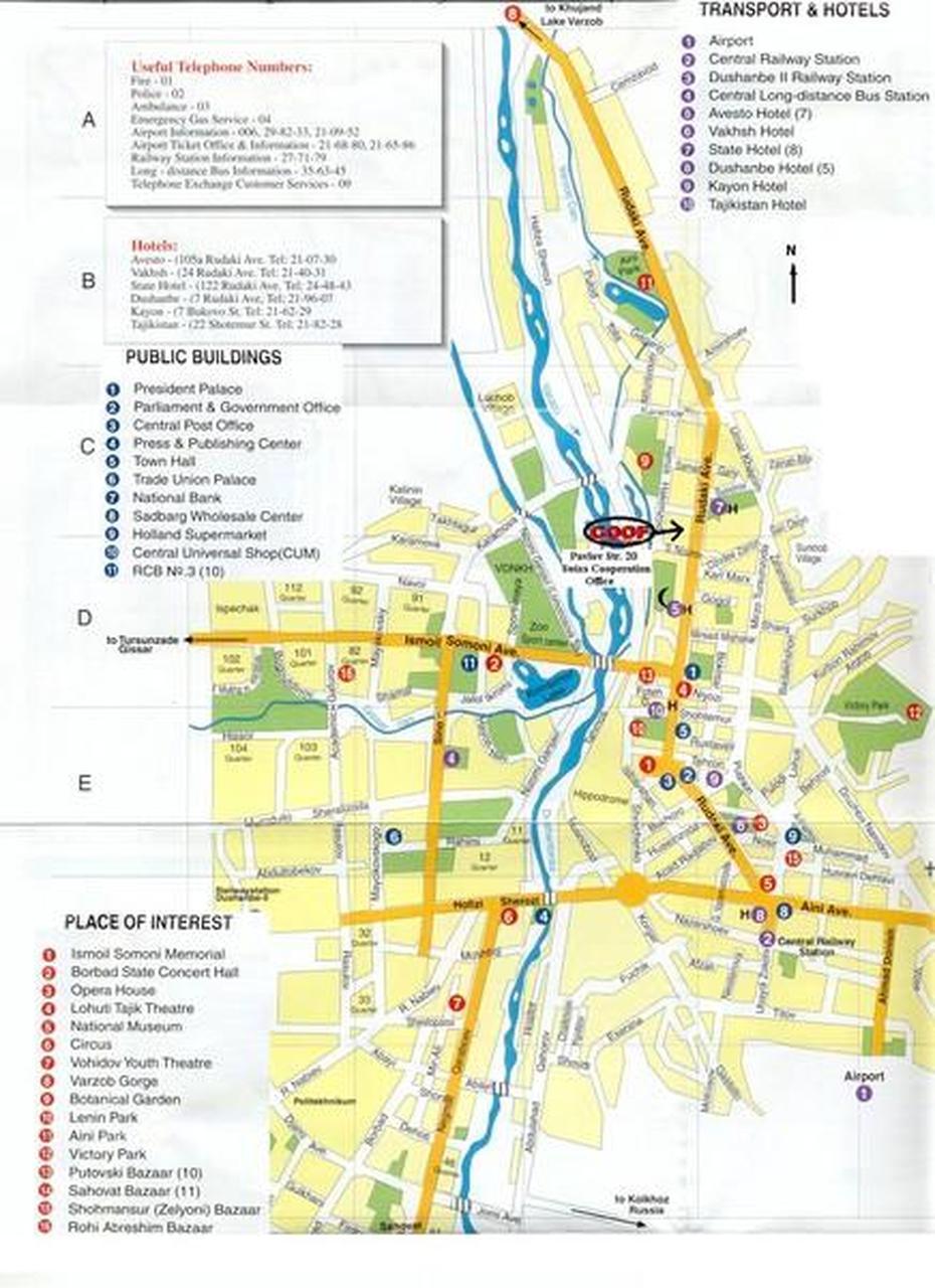 City Map Dushanbe Tajikistan, Dushanbe, Tajikistan, Tajikistan Mountains, Tajikistan Capital