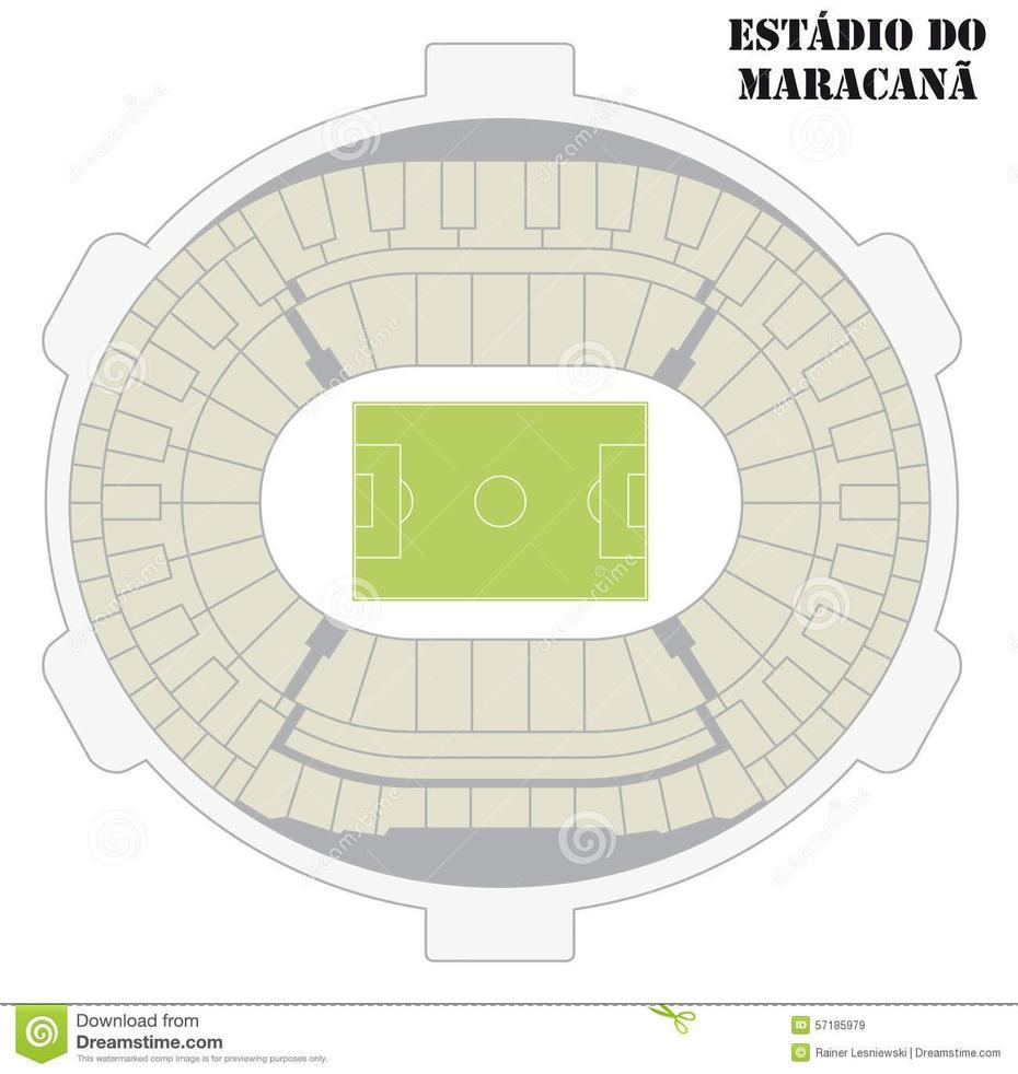 Detailed  Of Brazil, Brazil City, Stadium, Maracanã, Brazil