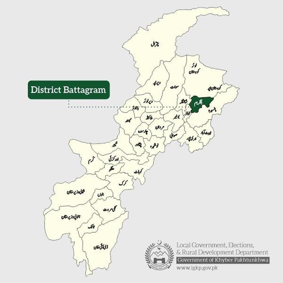 District Battagram | Local Government, Elections And Rural Development …, Batgram, Pakistan, Pakistan  With Cities, Pakistán Flag