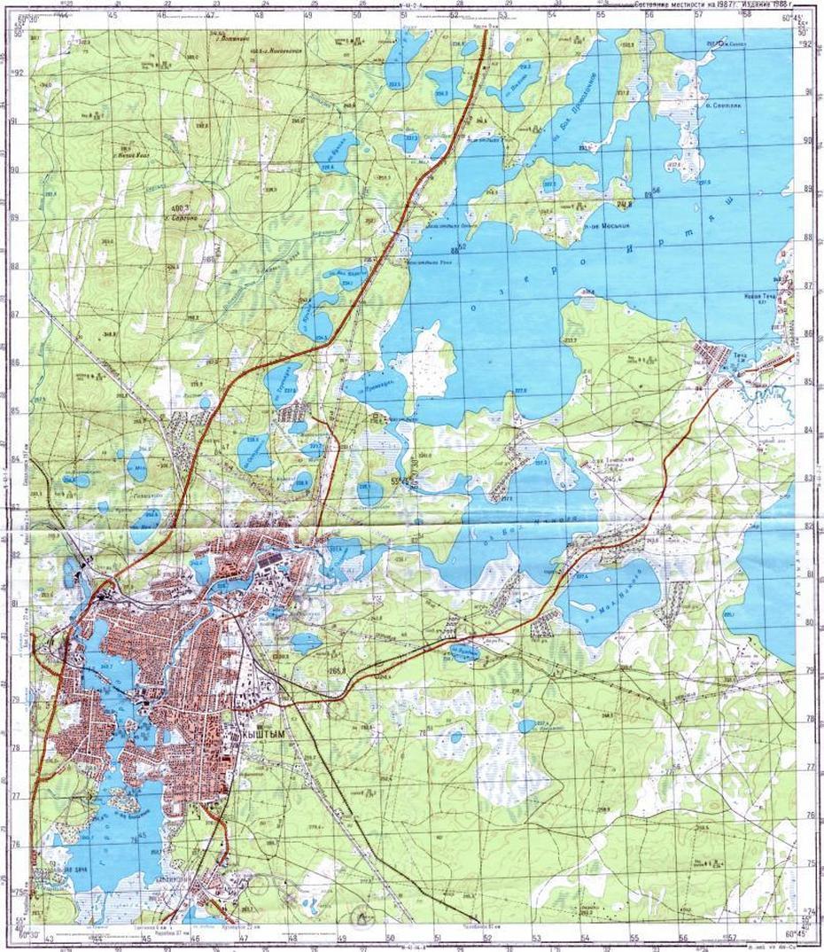 Download Topographic Map In Area Of Kyshtym, Techa – Mapstor, Kyshtym, Russia, Ozyorsk, Mayak Nuclear  Accident