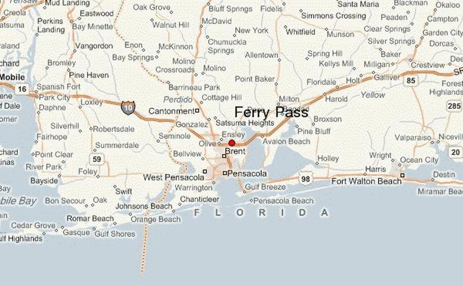 Ferry Pass Location Guide, Ferry Pass, United States, 50 United States, United States America  Usa