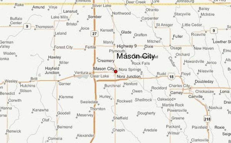 Guia Urbano De Mason City, Iowa, Mason City, United States, United States Capital City, 50 United States